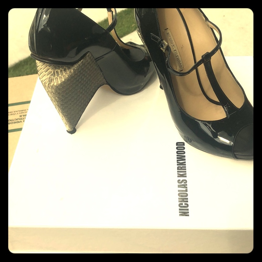 Nicholas kirkwood designer wedge